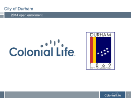 Template - PowerPoint - Colonial Life (standard size)