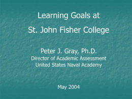 assess&acced - St. John Fisher College