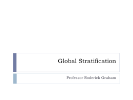 Social Stratification - Roderick Graham | A Few Words