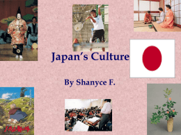Japan’s culture - Rice University