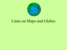 Lines on Maps and Globes