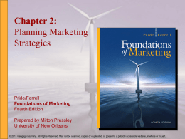 Objectives - Cameron School of Business