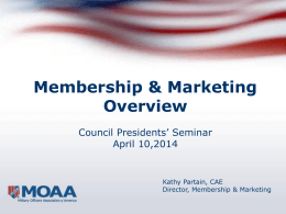 Membership and Marketing
