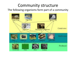 Community structure