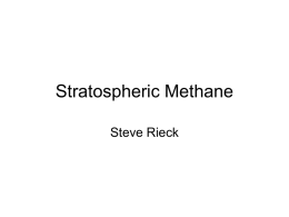 Stratospheric Methane - Georgia Institute of Technology