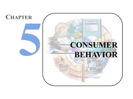 Chapter 13 - PPT 13 Consumer Behavior