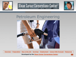 Petroleum Engineering - Career Cornerstone Center