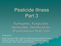 Health Hazards of Pesticides - AOEC