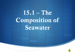 14.1 – The Vast World Ocean - Earth Science