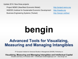 Advanced Tools for Visualizing, Measuring and Managing