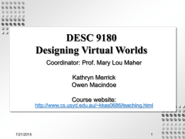 DESC 9177 Computer Supported Cooperative Design