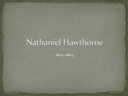 Nathaniel Hawthorne - Carlisle County Public Schools