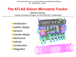 ATLAS Silicon Microstrip Tracker SCT