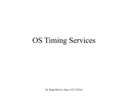 OS Timing Services