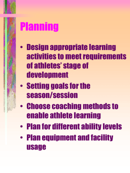 Lesson Principles - Sport New Zealand