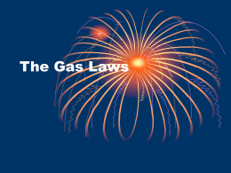 The Gas Laws - Warren Township Schools