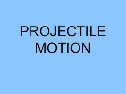 Projectile motion - netBlueprint.net