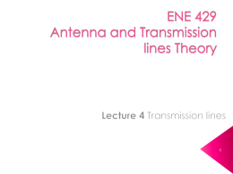 ENE 429 Transmission Lines