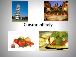 Cuisine of Italy