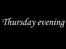 Everyday Prayer - Thursday evening Prayer