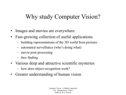 Computer Vision - University of Illinois at Urbana–Champaign