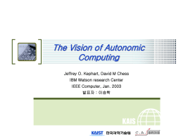 The Vision of Autonomic Computing