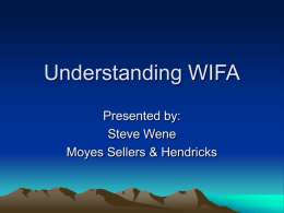 Understanding WIFA