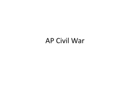 AP Civil War - Mr Powell's History Pages