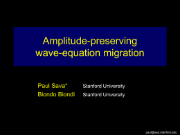 Amplitude-preserving wave