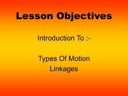 Lesson Objectives - Boxford Holdings