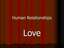 Love and Marriage - Stmaryspsyweb's Weblog