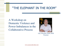 THE ELEPHANT IN THE ROOM&rdquo;