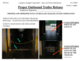 PROPER AND IMPROPER WAYS TO RELEASE TRAILER AFTER …