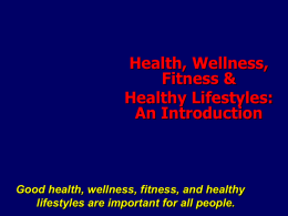01 - Wellness and Fitness