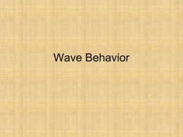 Wave Behavior - Sebastian Charter Junior High