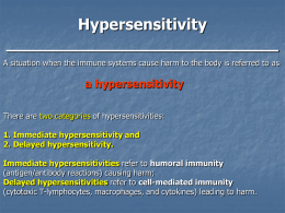 Hypersensitivity - TOP Recommended Websites