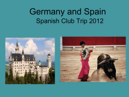 Germany and Spain - Benton Community Schools