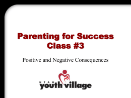 Parenting for Success Class #1