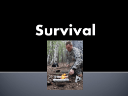 Survival - ftlseacadets