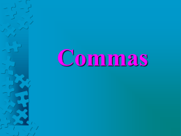 Comma Game - Norman Public Schools