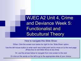 PowerPoint on Deviance Chapter 1: Introduction