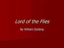 Lord of the Flies - Cottenham Village College