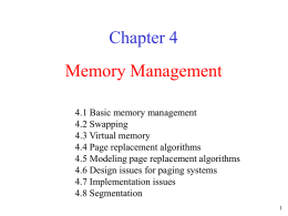 Memory Management - Wichita State University