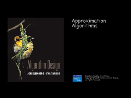 Approximation algorithm - Renmin University of China