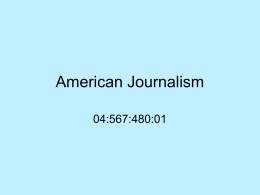 American Journalism