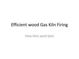 Efficient Gas Kiln Firing