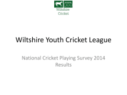 Wiltshire Youth Cricket League