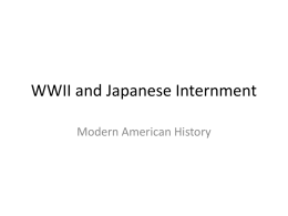 WWII and the Home Front