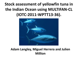 Stock assessment of yellowfin tuna in the Indian Ocean