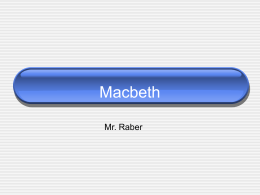 Macbeth - Marlington Local